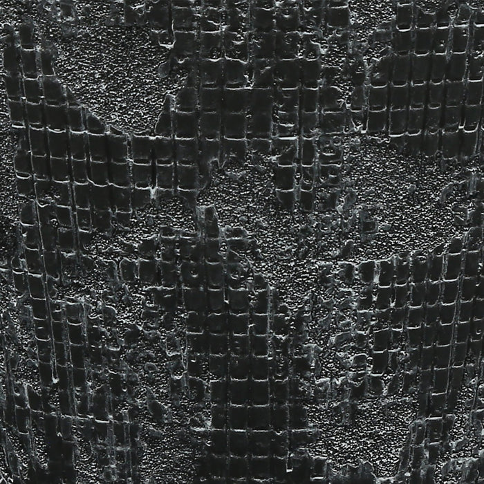 Lampe de table de 24 po en céramique texturée noire