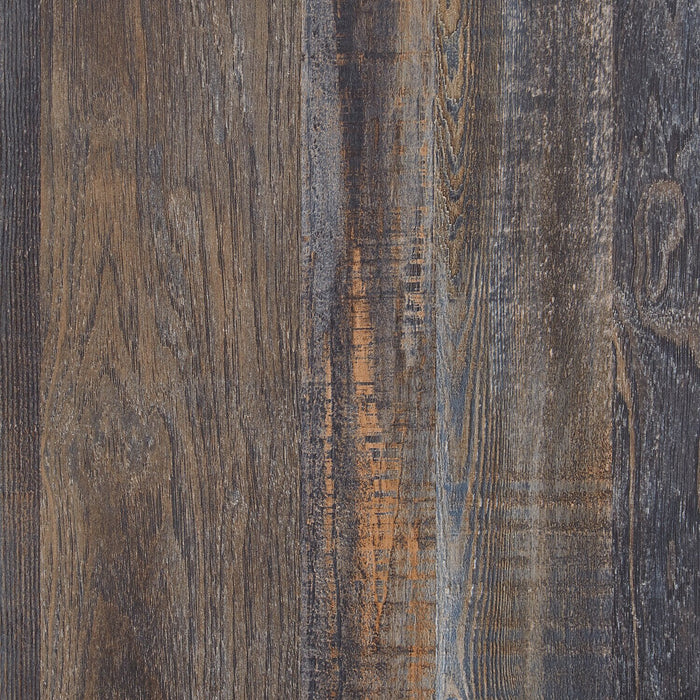 Lit plateforme de rangement latéral Abby avec éclairage à DEL et ports USB, brun - format grand lit