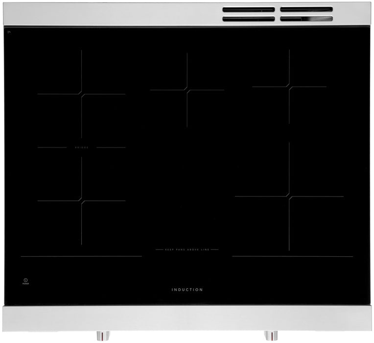Cuisinière à induction Frigidaire Professional de 6,2 pi³ avec convection totale et surface de cuisson facile à nettoyer - acier inoxydable Smudge-ProofMD - PCFI308CAF