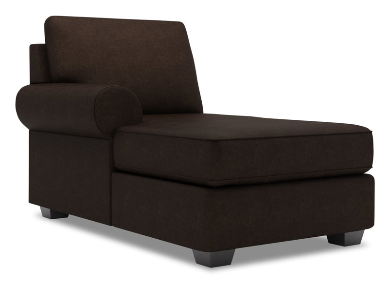 Fauteuil long de droite Roll de la collection Sofa Lab - Luxury Chocolate