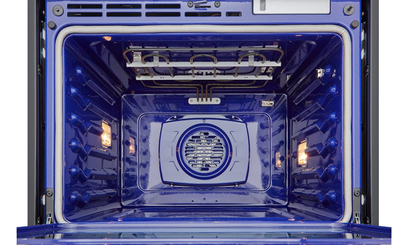 Four mural combiné électrique LG de 6,4 pi³ et de 30 po avec convection véritable - acier inoxydable Smudge-ProofMD - WCEP6427F