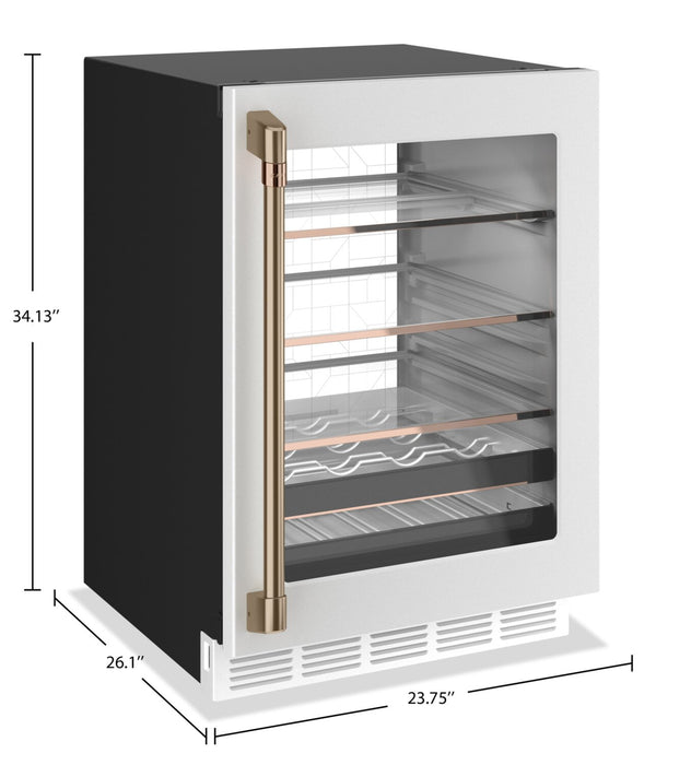 Réfrigérateur Café de 5,1 pi³ et de 24 po avec zone de boissons Beverage CenterMC - blanc - CCP06BP4PW2