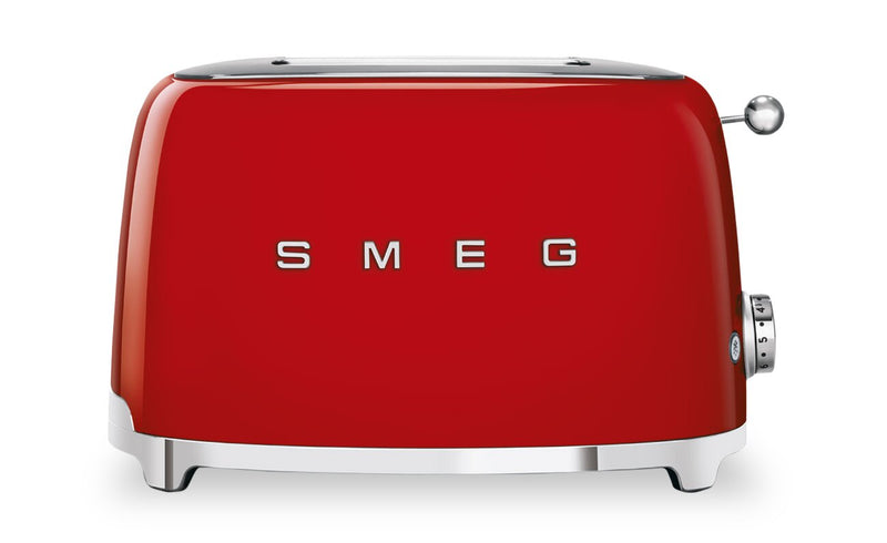 Grille-pain classique Smeg à 2 tranches - TSF01RDUS