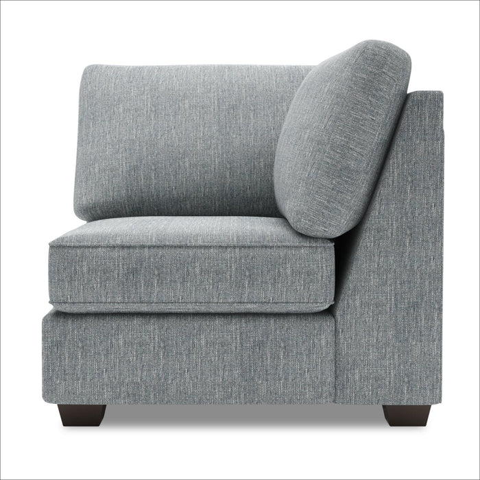 Fauteuil carré en coin Roll de la collection Sofa Lab - Luna Pewter