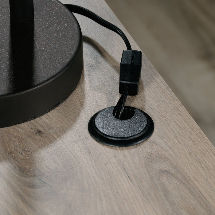 Bureau en forme de L Erick de 58,66 po avec tiroir - chêne Laurel 