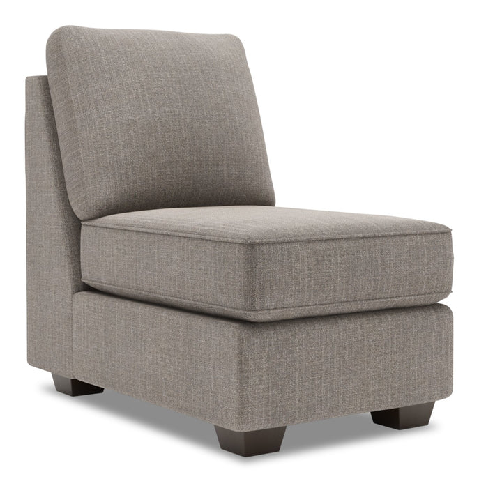 Fauteuil sans accoudoirs Roll de la collection Sofa Lab - Luna Smoke