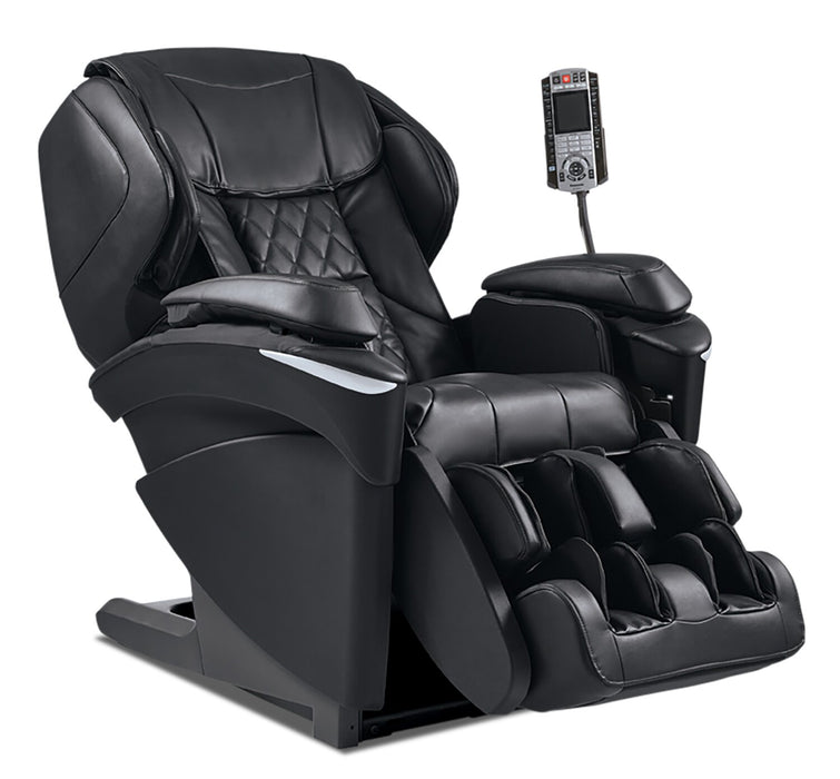 Fauteuil inclinable de massage Real Pro ULTRAMC Prestige de Panasonic de 35,4 po en cuir synthétique de qualité supérieure - noir