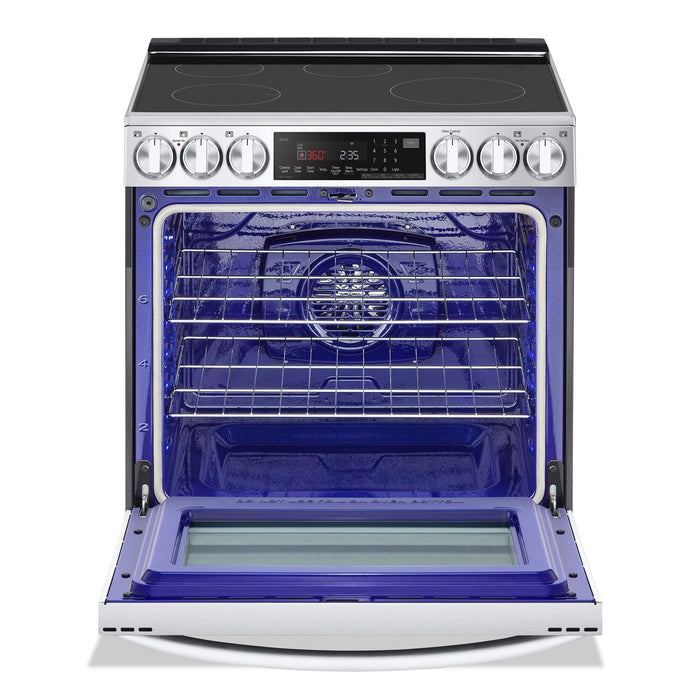Cuisinière intelligente à induction LG de 6,3 pi³ avec hublot InstaViewMD et friture à air - acier inoxydable Smudge-ProofMD - LSIL6336F