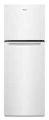 Réfrigérateur Whirlpool de 12,9 pi³ et de 24 po à congélateur supérieur - blanc - WRT313CZLW