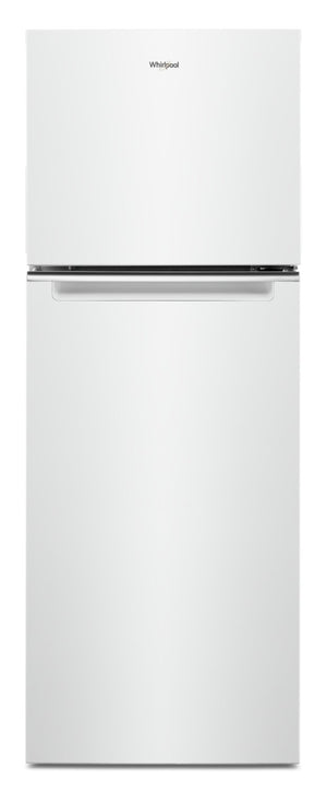 Réfrigérateur Whirlpool de 12,9 pi³ et de 24 po à congélateur supérieur - blanc - WRT313CZLW