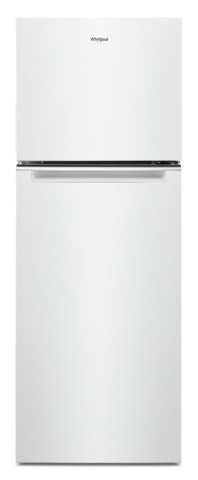 Réfrigérateur Whirlpool de 12,9 pi³ et de 24 po à congélateur supérieur - blanc - WRT313CZLW