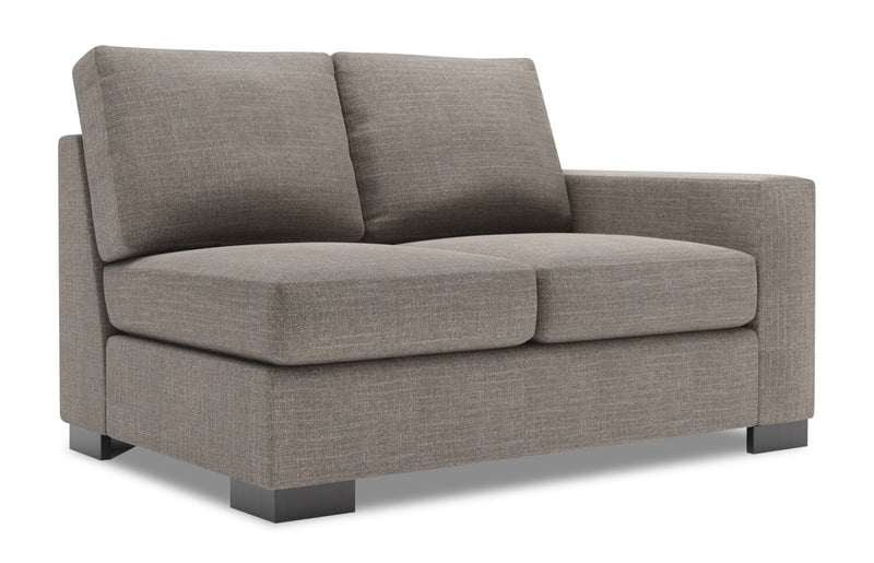 Causeuse de droite Track de la collection Sofa Lab - Luna Smoke