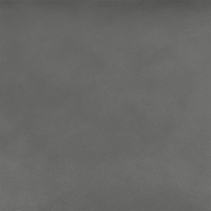 Causeuse Lusso de Château d’Ax de 69 po en cuir véritable à 100 % avec pattes en bois - gris anthracite