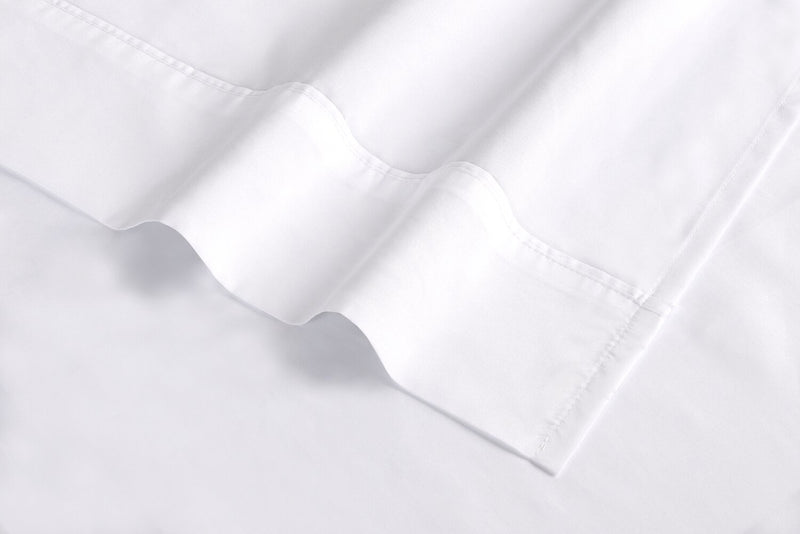 Ensemble de draps Basic BEDGEARMD 4 pièces pour grand lit - blanc