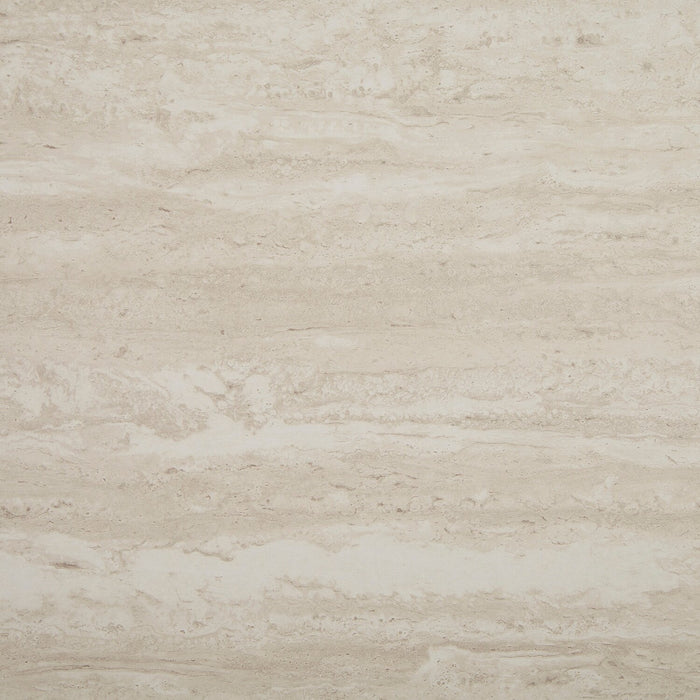 Ensemble 3 tables ovales modernes Tarica de 47 po (table à café et 2 tables de bout) - crème et doré avec pattes en métal