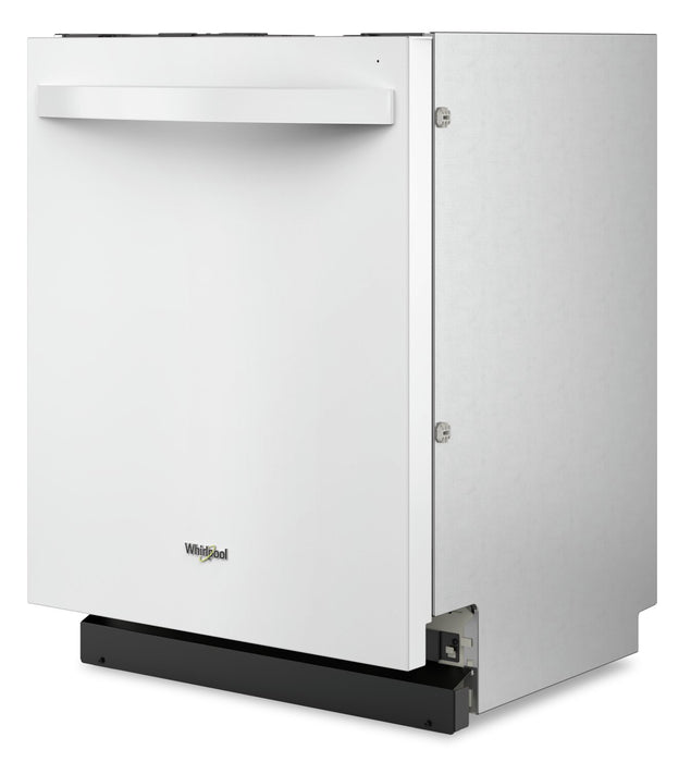 Lave-vaisselle encastré Whirlpool de 24 po et de 44 dBA avec commandes sur le dessus - blanc - WDT550SAPW