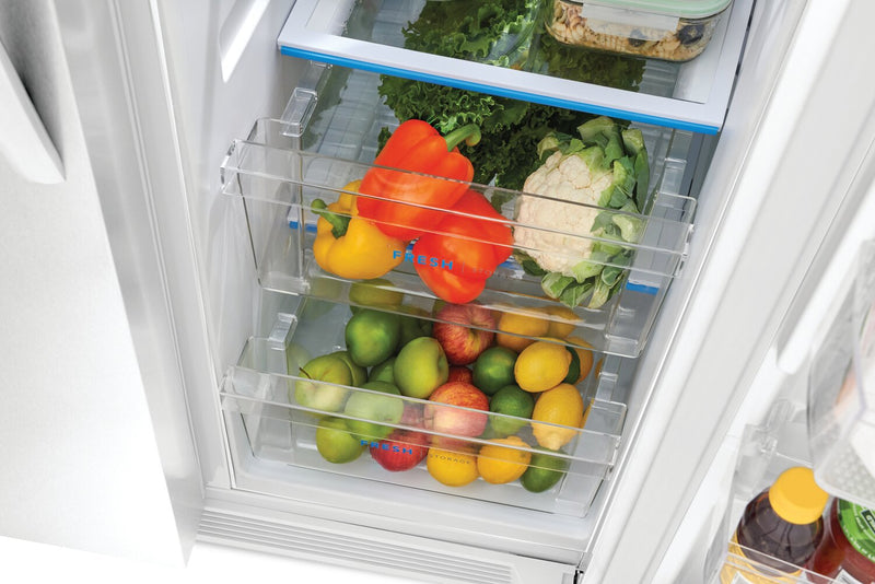 Réfrigérateur Frigidaire de 22,3 pi³ et de 33 po de profondeur standard à compartiments juxtaposés - blanc - FRSS2323AW