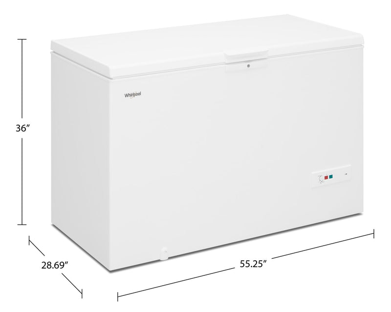 Congélateur coffre convertible en réfrigérateur Whirlpool de 16 pi³ - WZC5216LW