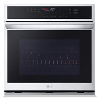  Four mural électrique LG de 4,7 pi³ et de 30 po avec convection véritable - acier inoxydable Smudge-…