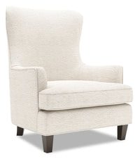  Fauteuil d’appoint à oreilles Sofa Lab de 32 po fabriqué au Canada en tissu de chenille - beige Luxury Sand 