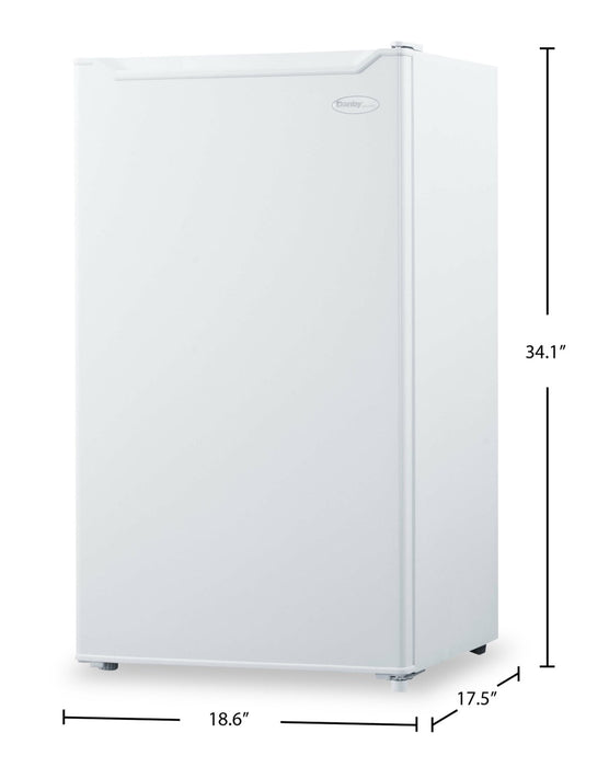 Mini réfrigérateur Danby de 3,3 pi³ et de 18,6 po à 1 porte - blanc - DCR033B2WM