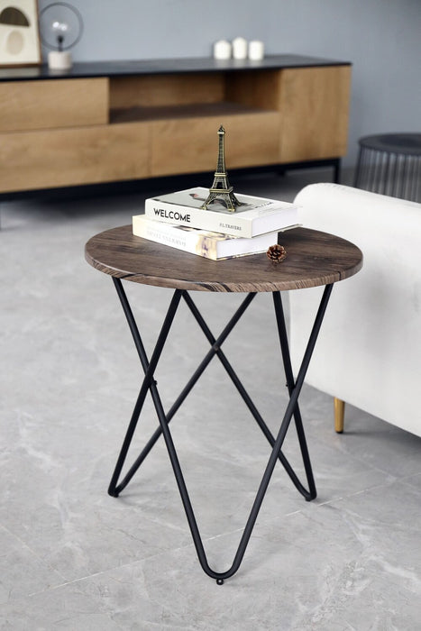 Table d'appoint Spencer de 20 po - brune
