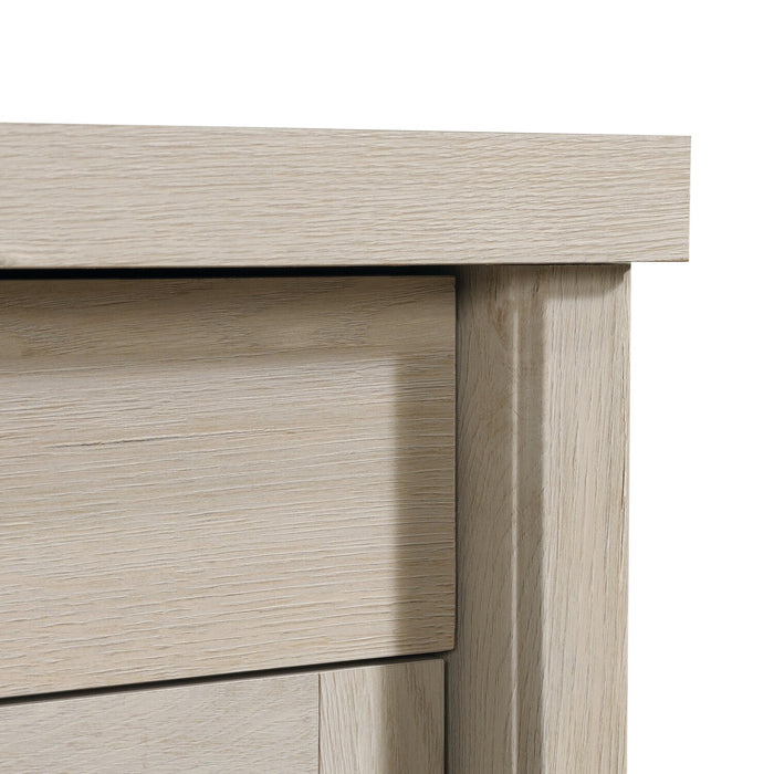 Armoire de rangement décorative Costa de 31,3 po - marron blanchi