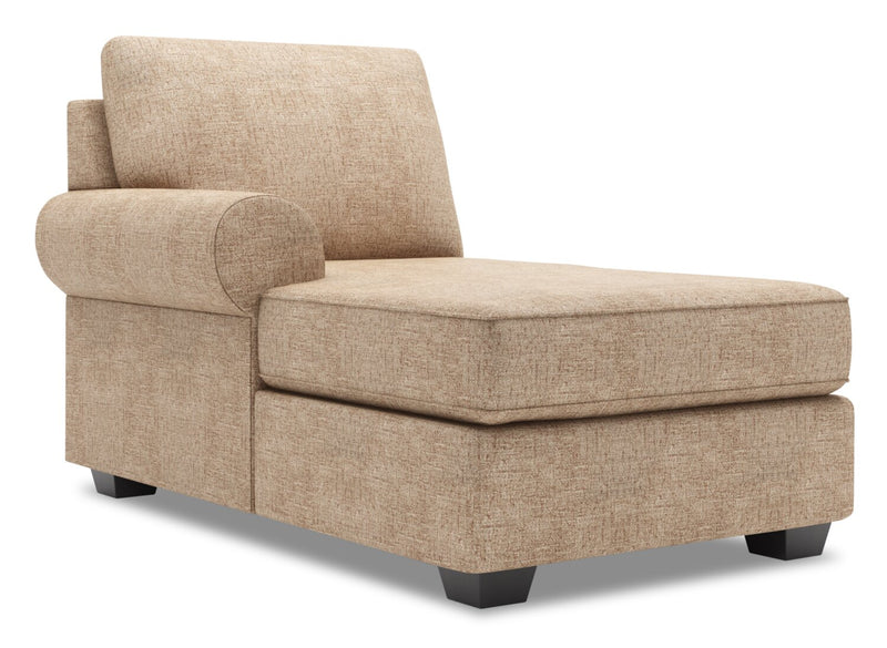 Fauteuil long de droite Roll de la collection Sofa Lab - Luxury Taupe