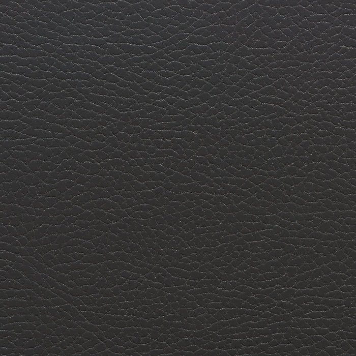 Sofa Addison de 86 po fabriqué au Canada en tissu d’apparence cuir avec coussin de dossier capitonné - gris