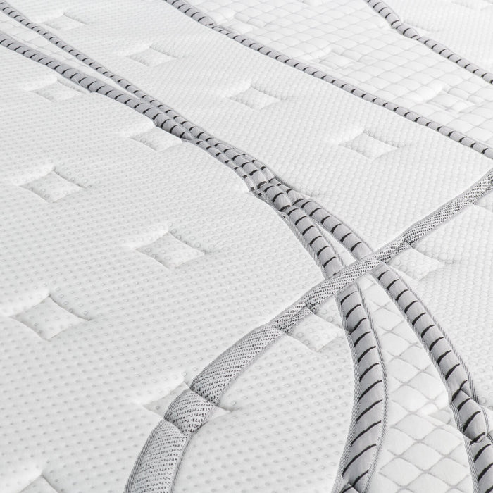 Ensemble matelas à Euro-plateau à profil bas Radiant de Springwall pour lit double