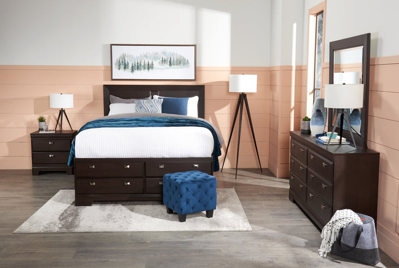 Ensemble 3 lampes Skyler noir mat, 2 lampes de table et 1 lampe à pied