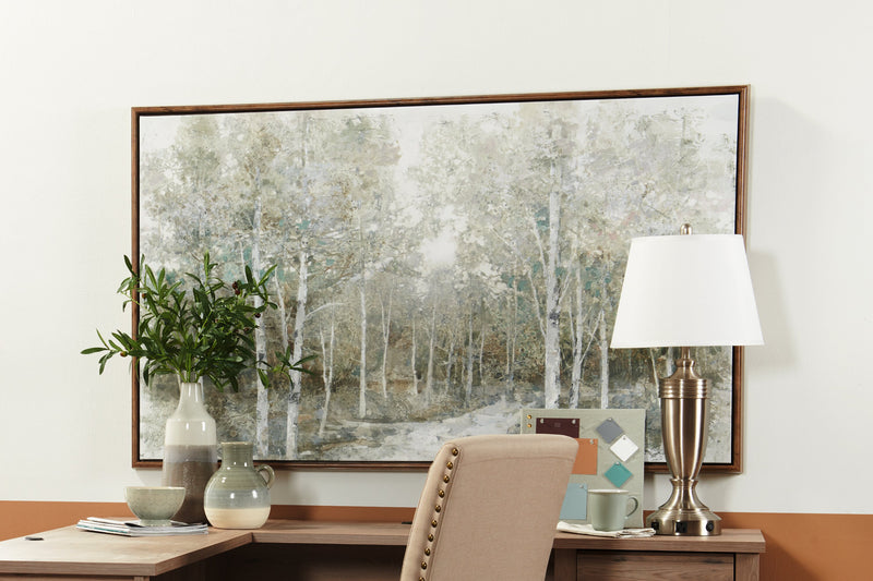 Arrivée du printemps à l’acrylique - 38 po x 62 po 