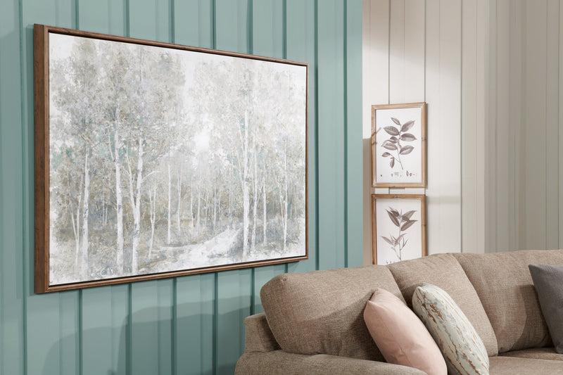 Arrivée du printemps à l’acrylique - 38 po x 62 po 