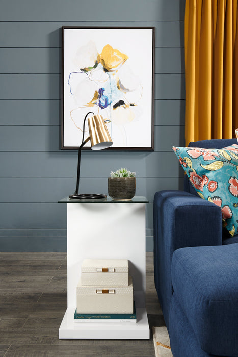 Lampe de travail et de bureau Stella de 16,14 po noire et dorée