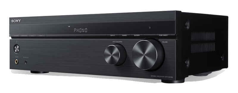 Récepteur stéréo Sony à 2 canaux avec entrée phono et Bluetooth - STRDH190