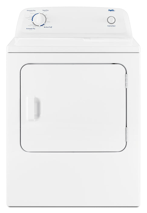 Laveuse à chargement par le haut de 4,4 pi³ et sécheuse électrique de 6,5 pi³ de Inglis - blanches