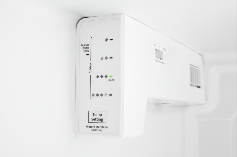 Réfrigérateur Amana de 21 pi³ et de 33 po à compartiments juxtaposés - blanc - ASI2175GRW