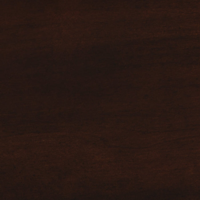 Table de salon rustique Roanoke de 50 po avec rangement et tablette - bois cerisier foncé et incrustation d’ardoise