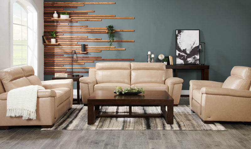 Table à café contemporaine Watson de 56 po - bois brun foncé