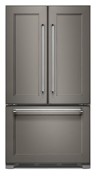Réfrigérateur KitchenAid de 22 pi³ et de 36 po à portes françaises - panneau personnalisable - KRFC302EPA