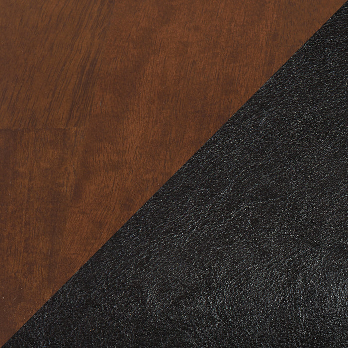 Ensemble de salle à manger Talia 5 pièces avec table, rallonge de 60 po à 78 po (L) et 4 chaises - brun