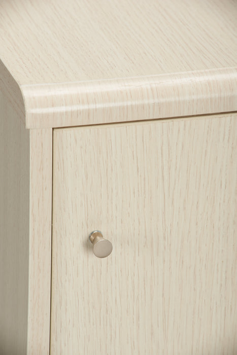 Table de fauteuil Torry de 11,5 po avec armoire - ivoire