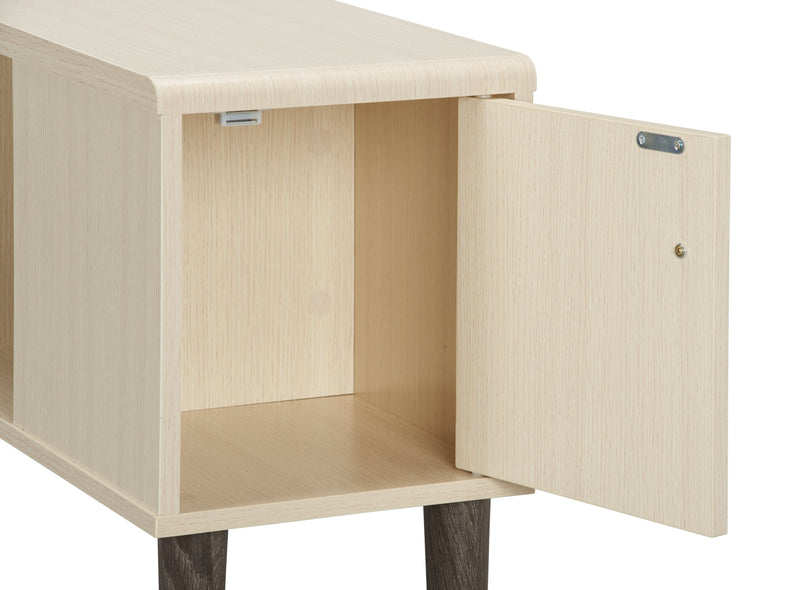 Table de fauteuil Torry de 11,5 po avec armoire - ivoire