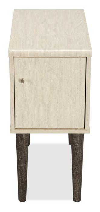 Table de fauteuil Torry de 11,5 po avec armoire - ivoire
