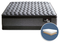 Ensemble matelas ferme à Euro-plateau à profil bas Senna iCollection de Serta pour grand lit