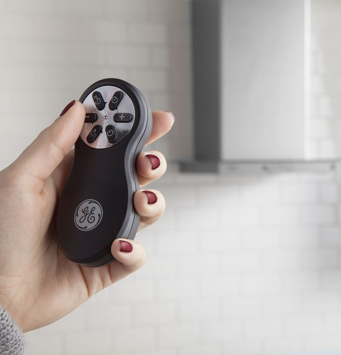 Hotte cheminée murale à pavillon en verre GE de 30 po - PVW7301SJSSC