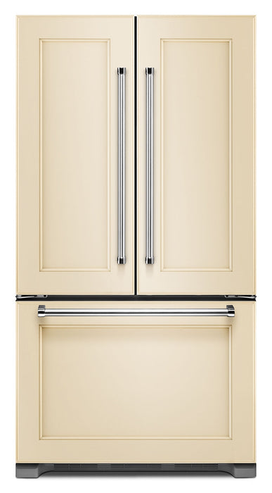 Réfrigérateur KitchenAid de 22 pi³ et de 36 po à portes françaises - panneau personnalisable - KRFC302EPA