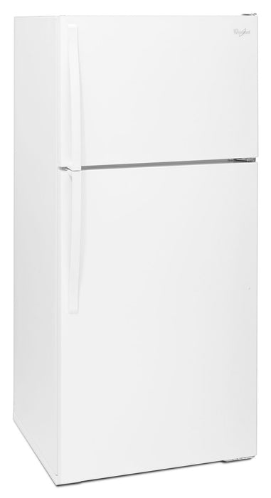 Réfrigérateur Whirlpool de 14 pi³ et de 28 po à congélateur supérieur - blanc - WRT314TFDW
