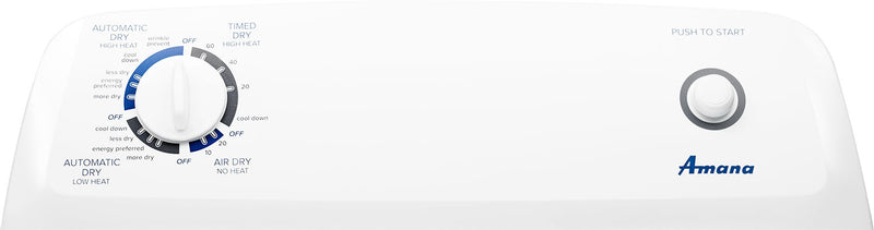 Sécheuse à gaz Amana de 6,5 pi³ - blanche - NGD4655EW