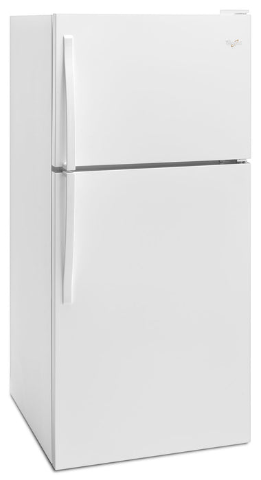 Réfrigérateur Whirlpool de 18,2 pi³ et de 30 po à congélateur supérieur - blanc - WRT318FZDW
